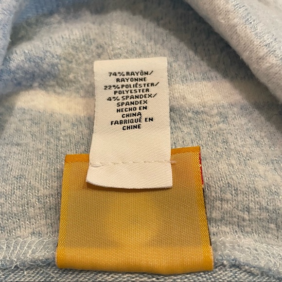 Ruby Rd. Petite Blue Cowl Neck Fleece. Size PL. - Picture 8 of 8